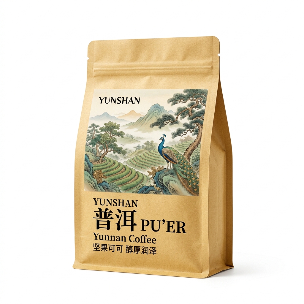 Pu'er Sunrise coffee package